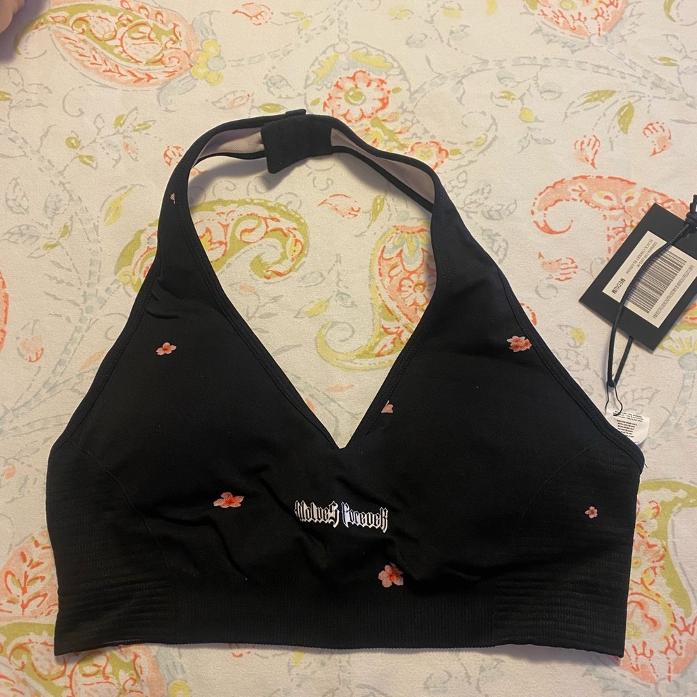 BNWT Darc Sport Cherry Blossom Halter Bra